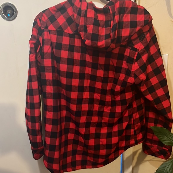 Plaid red and black Boston Trader jacket - Picture 4 of 5